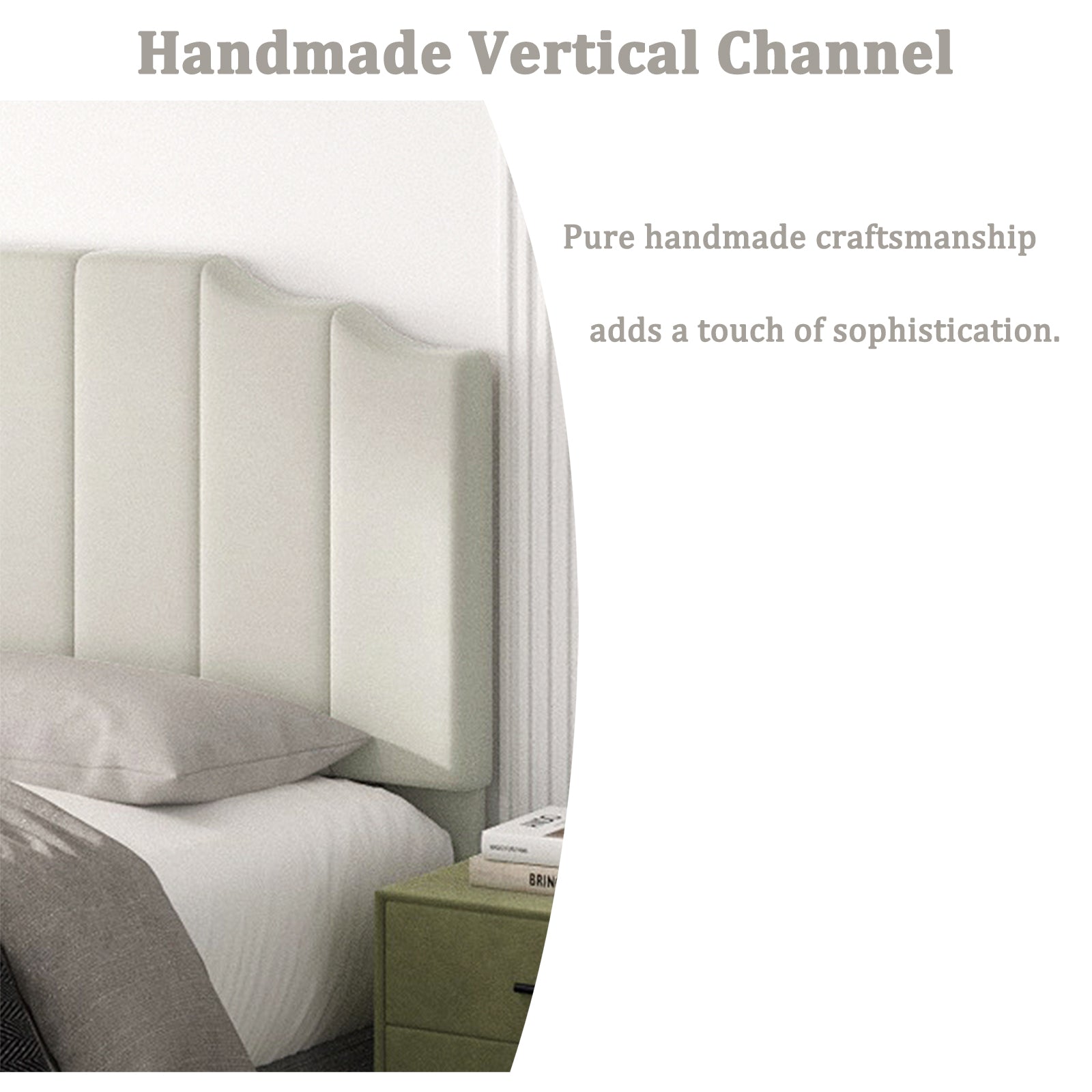 King Size Headboard Only, Velvet Wall Mounted Headboard King for Adjustable Bed Modern Upholstered Head Board Easy Assembly